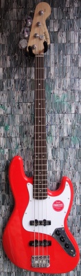 Squier Affinity Series Jazz Bass, Laurel Fingerboard, Race Red