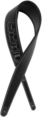 Stagg Padded Leatherette Guitar Strap, XL Black
