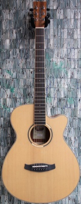 Tanglewood Discovery Series DBT SFCE Ovangkol Electro-Acoustic Super Folk Cutaway