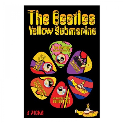 The Beatles Yellow Submarine Picks, Multi-Coloured, Pack of 6