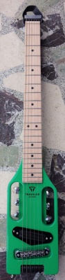 Traveler Ultra Light Electric Standard Travel Guitar, Slime Green