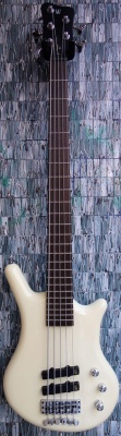 Warwick GPS Thumb BO 5, Solid Cream White High Polish