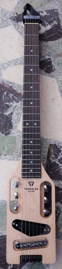 Traveler Ultra Light Electric Standard Travel Guitar, Maple