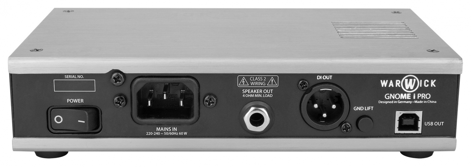 Warwick Gnome I Pro 280 Watt Pocket Bass Amp Head with USB Interface