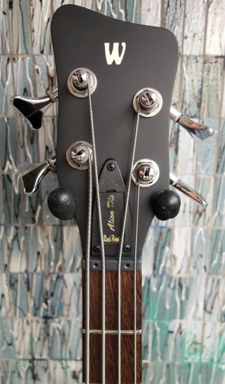 Warwick Rockbass Alien Deluxe Hybrid Thinline Acoustic Bass, Natural Satin